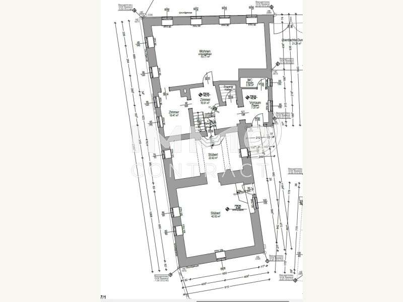 Plan EG ohne Nebengebäude - Bild 40 von 41 Haus in 3900 - 40