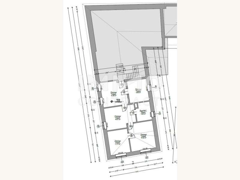 Plan OG ohne Nebengebäude - Bild 41 von 41 Haus in 3900 - 41