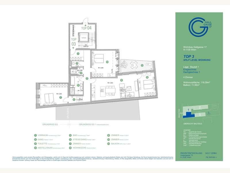 Dachgeschosswohnung in 1130  - 27