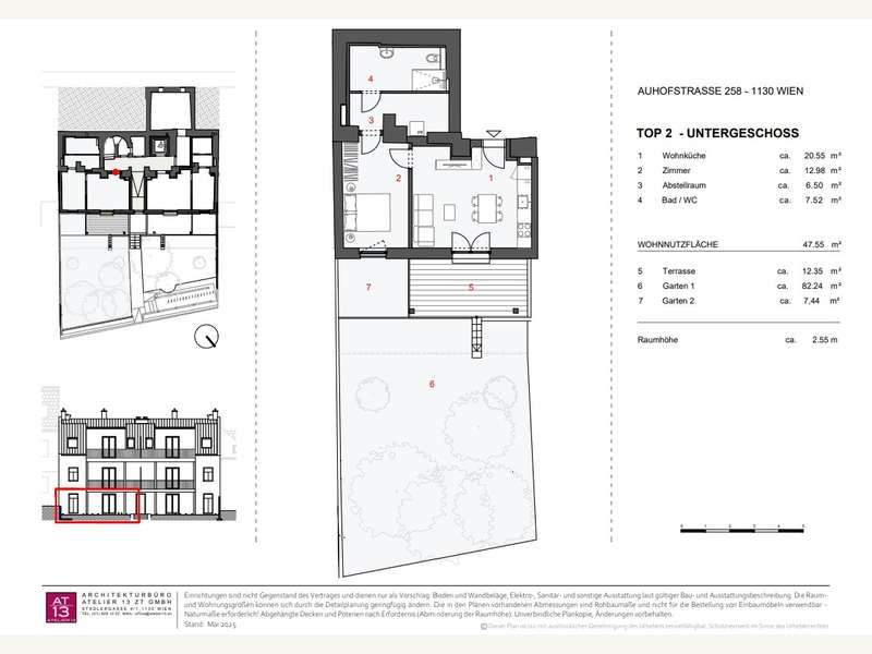 Grundriss Top 2 - Bild 2 von 14 Eigentumswohnung in 1130 - 2