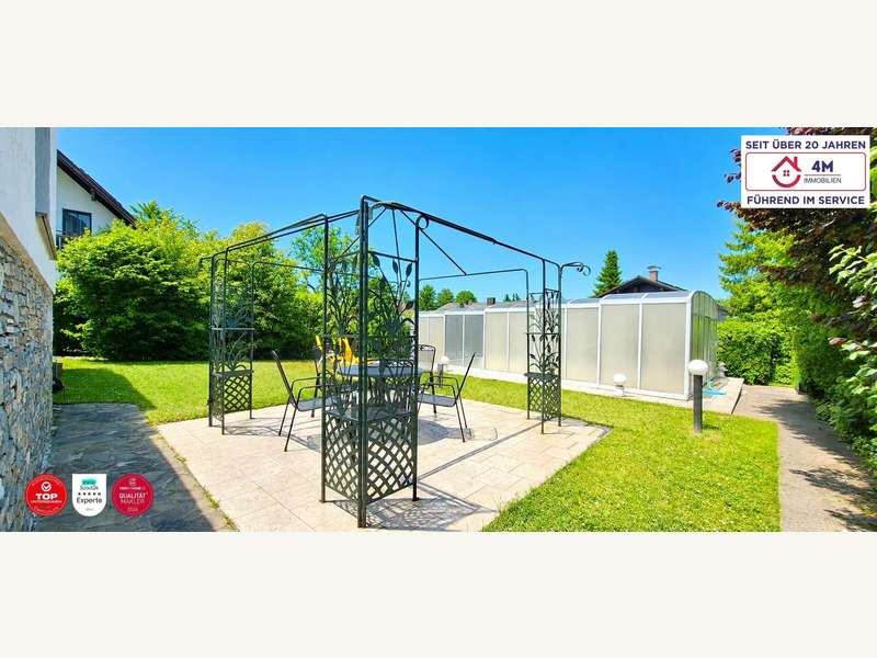 hinterer Gartenbereich mit Pool - Bild 2 von 24 Einfamilienhaus in 1100 - 2