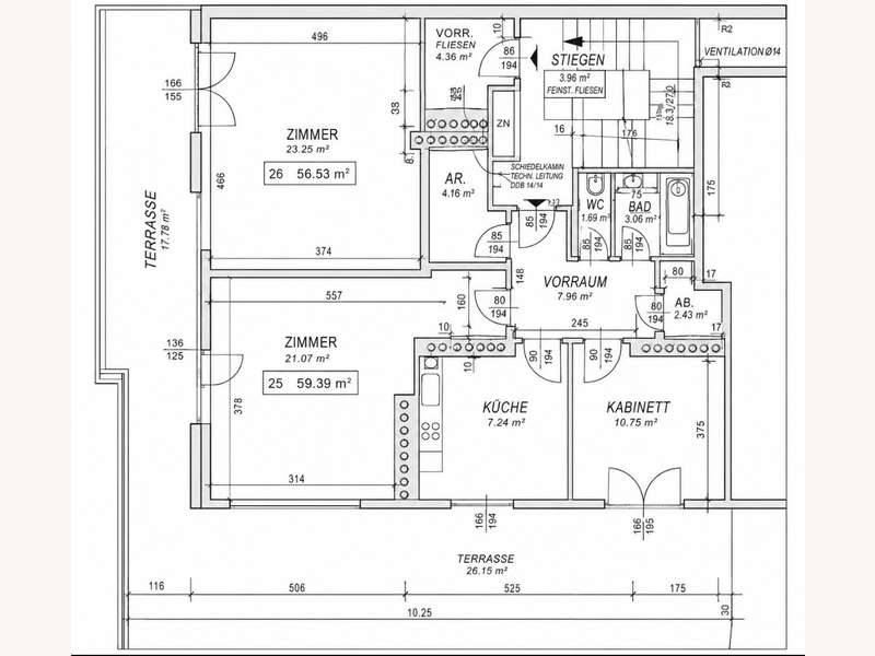 Wien Dachgeschosswohnung - Bild 8 von 8 Dachgeschosswohnung in 1100 - 8