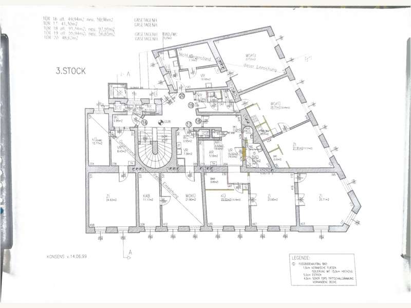 Grundriss - Eigentumswohnung Wien - Bild 8 von 8 Eigentumswohnung in 1050 - 8