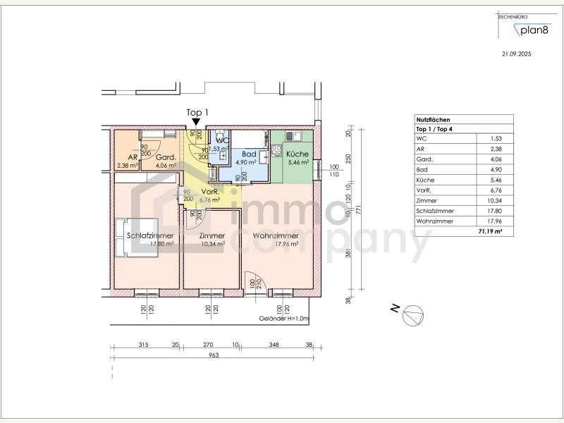 Eigentumswohnung in 7000  - 4