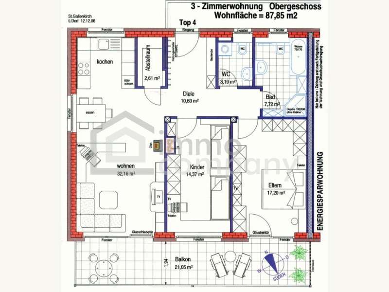 Terrassenwohnung in 6791  - 19