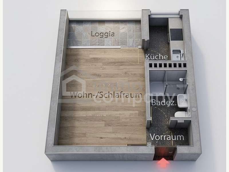 Salzburg Apartement - Bild 4 von 5 Apartement in 5020 - 4