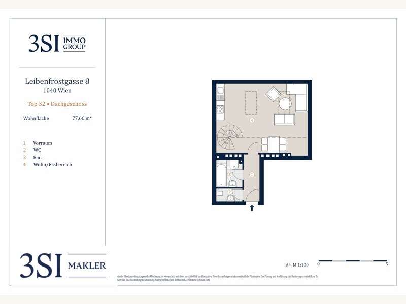 Dachgeschosswohnung in 1040  - 23