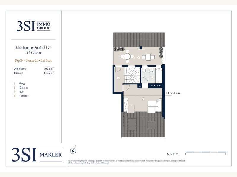 Dachgeschosswohnung in 1050  - 12