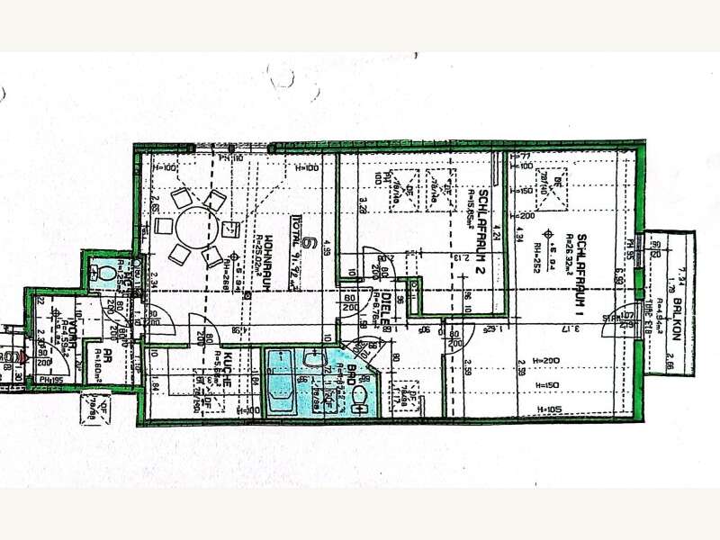 Rottenmann Dachgeschosswohnung - Bild 12 von 12 Dachgeschosswohnung in 8786 - 12