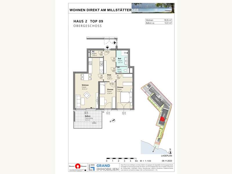 Eigentumswohnung in 9873  - 10